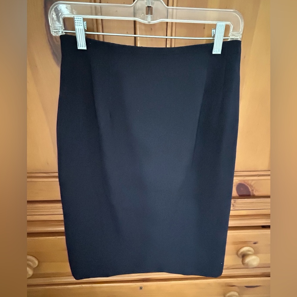 Classiques Entier VTG Navy
Blue 100% Wool Straight
Pencil Womens Skirt Size 10